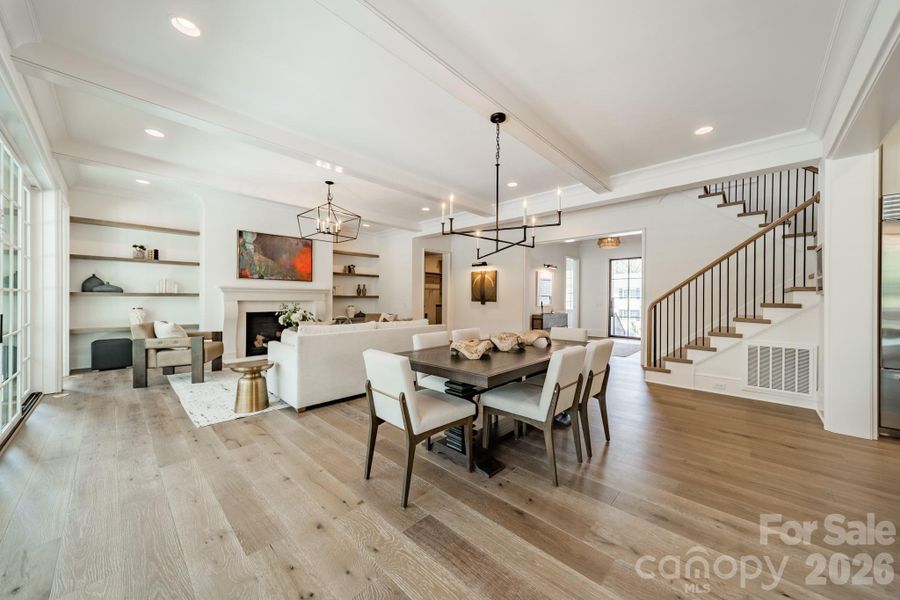 Furnished interior view inside a new home in , Charlotte (Image 28).