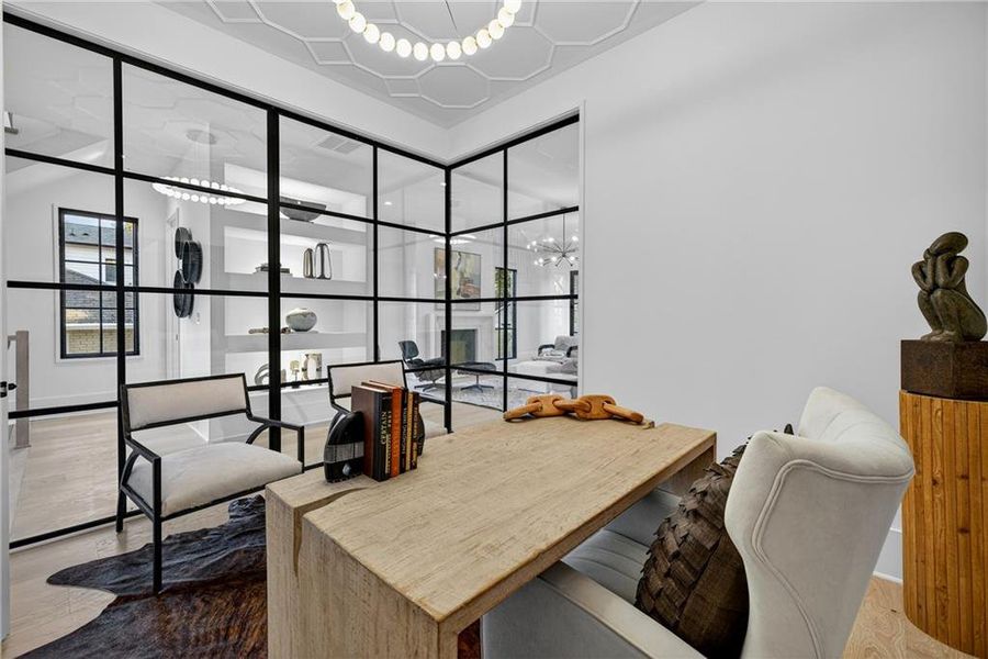 Furnished interior view inside a new home in , Atlanta (Image 16).