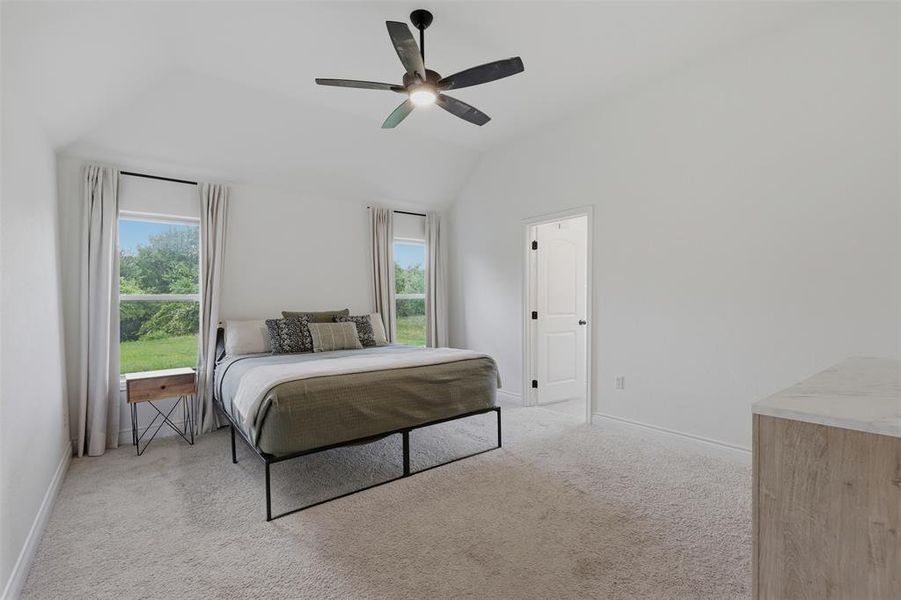 Furnished interior view inside a new home in The Ranches at Valley View, Springtown (Image 7).