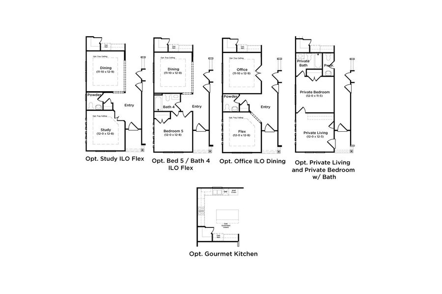 2D floor plan layout of this home in Bowers Farm, McDonough, GA (Image 22).