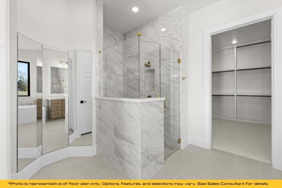 Representative furnished interior of a home built from the Bali by Stonefield Homes in Heath Golf and Yacht Club, Rockwall (Image 51).