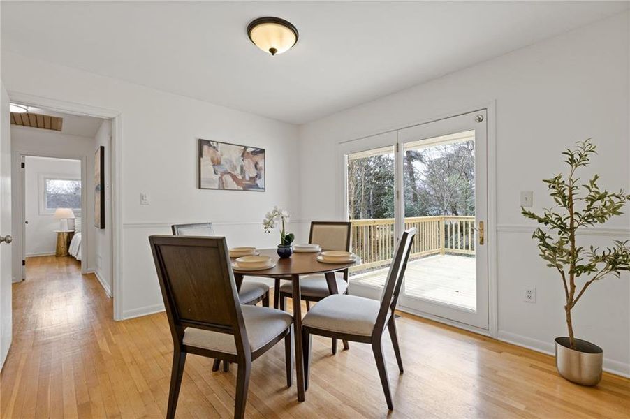 Furnished interior view inside a new home in , Marietta (Image 37).