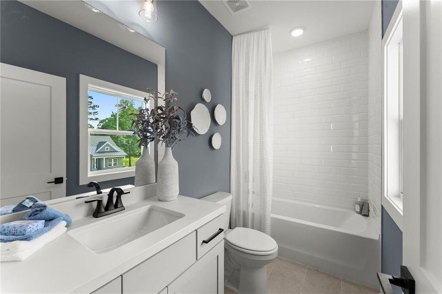 Furnished interior view inside a new home in Hillgrove Preserve, Powder Springs (Image 15).
