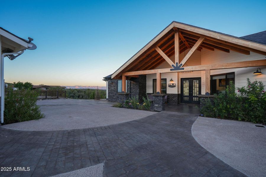 Main House Front Entry