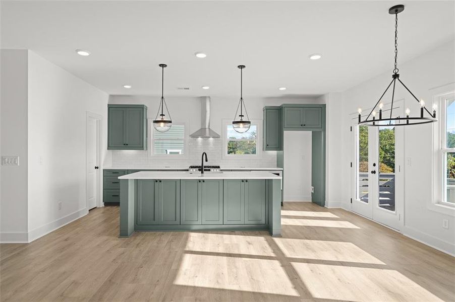 Furnished interior view inside a new home in , Hapeville (Image 12).