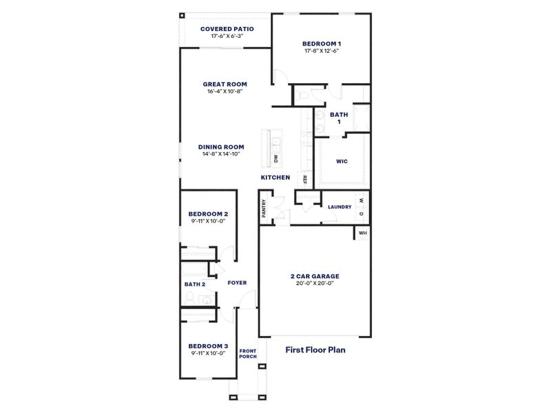 2D floor plan layout of this home in Elena Trails, Maricopa, AZ (Image 4). 2D floor plan layout of this home in Elena Trails, Maricopa, AZ (Image 4).
