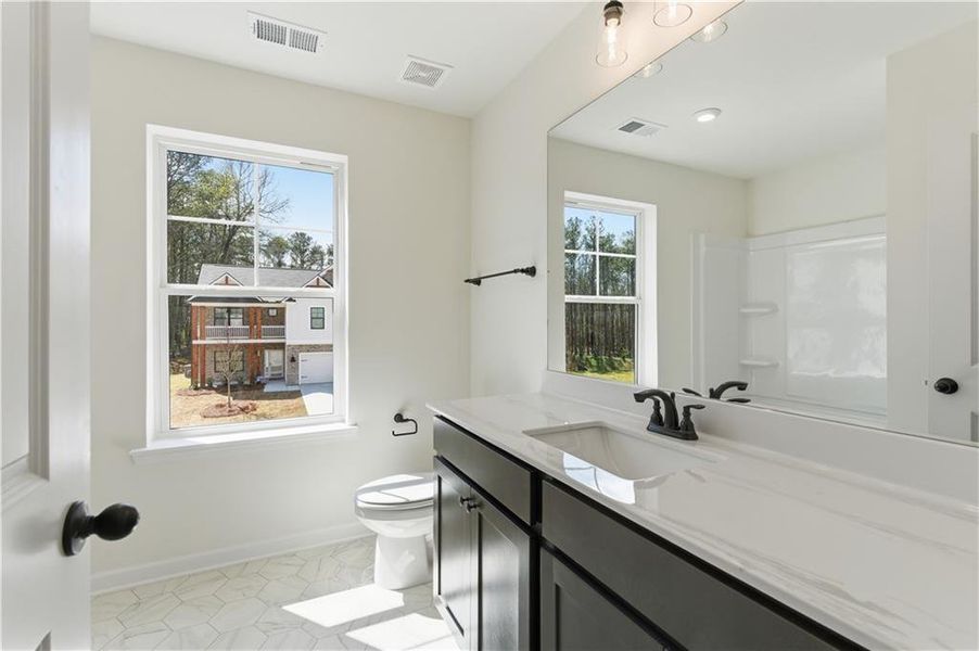 Furnished interior view inside a new home in The Overlook at Factory Shoals, Mableton (Image 7).