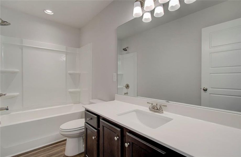 Furnished interior view inside a new home in Crofton Place Enclave, Snellville (Image 7).