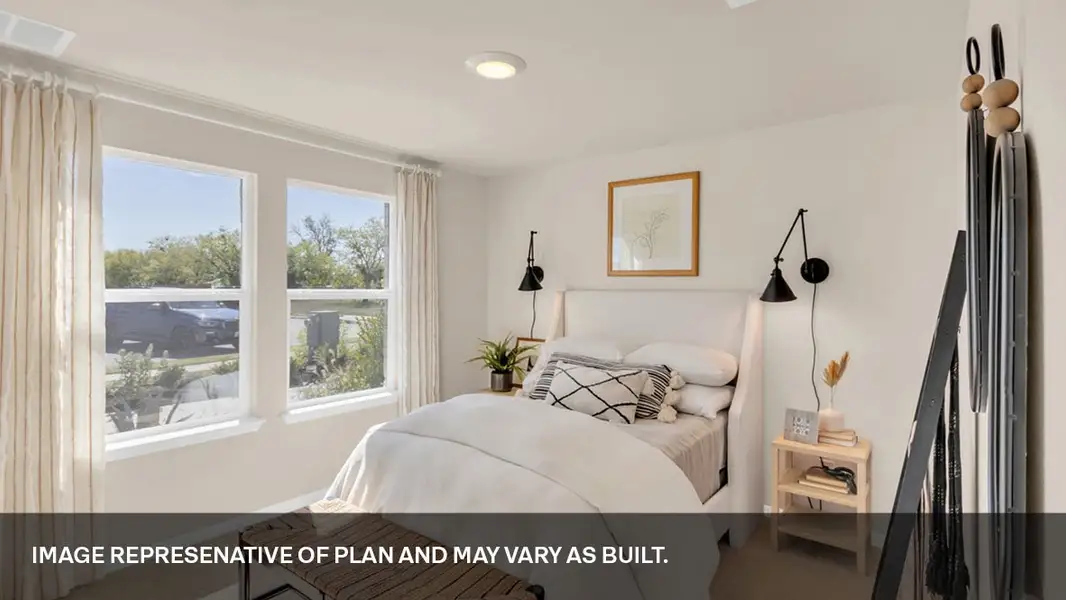 Furnished interior view inside a new home in Bar W Ranch, Leander (Image 4).