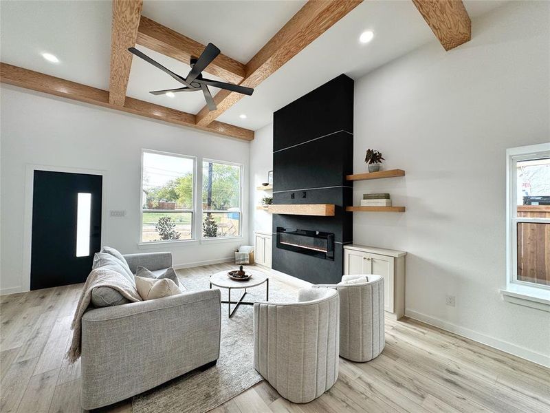 Furnished interior view inside a new home in , Greenville (Image 10). Furnished interior view inside a new home in , Greenville (Image 10).