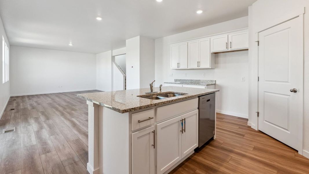 Furnished interior view inside a new home in Vista Meadows, Fort Lupton (Image 6).