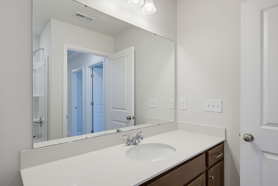 Furnished interior view inside a new home in Sweetbrier, Durham (Image 12).
