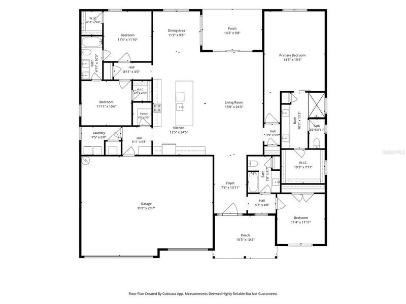 2D floor plan layout of this home in , Dunnellon, FL (Image 5).