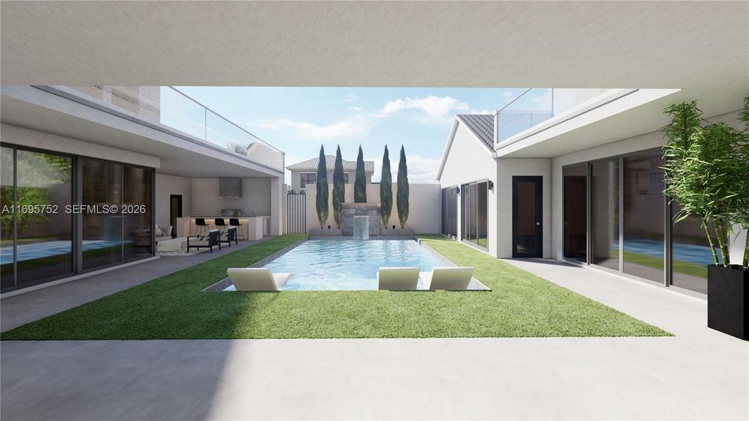Exterior details and patio area of a home in , Southwest Ranches (Image 43). Exterior details and patio area of a home in , Southwest Ranches (Image 43).