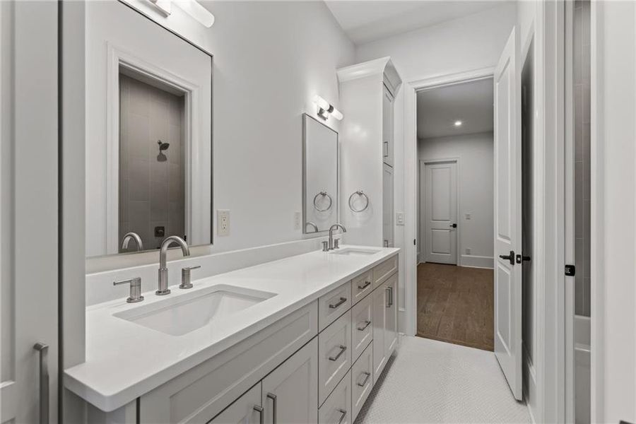 Furnished interior view inside a new home in , Cumming (Image 20).