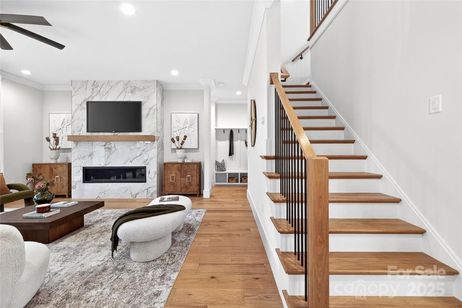 Furnished interior view inside a new home in , Indian Trail (Image 42).