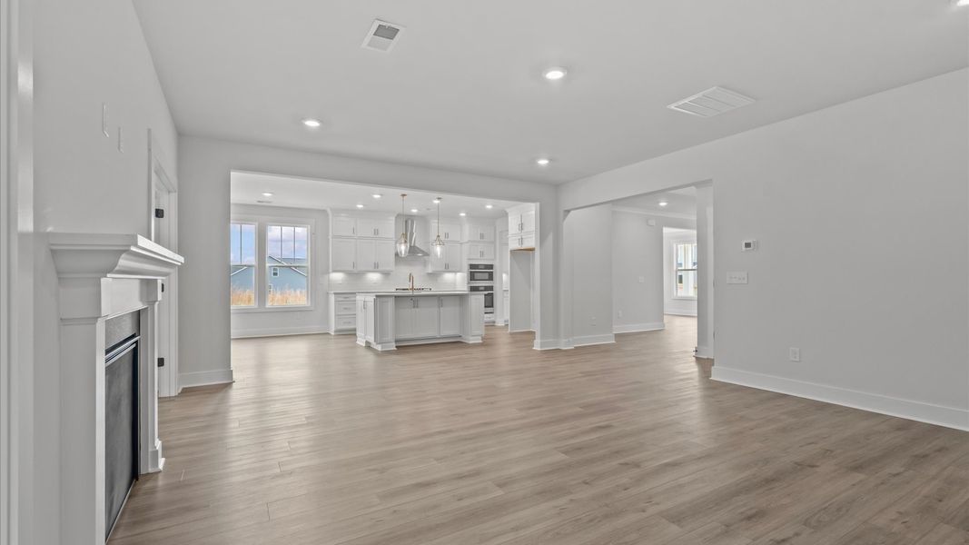 Memorable living spaces in this top-notch Anderson home by DRB Homes