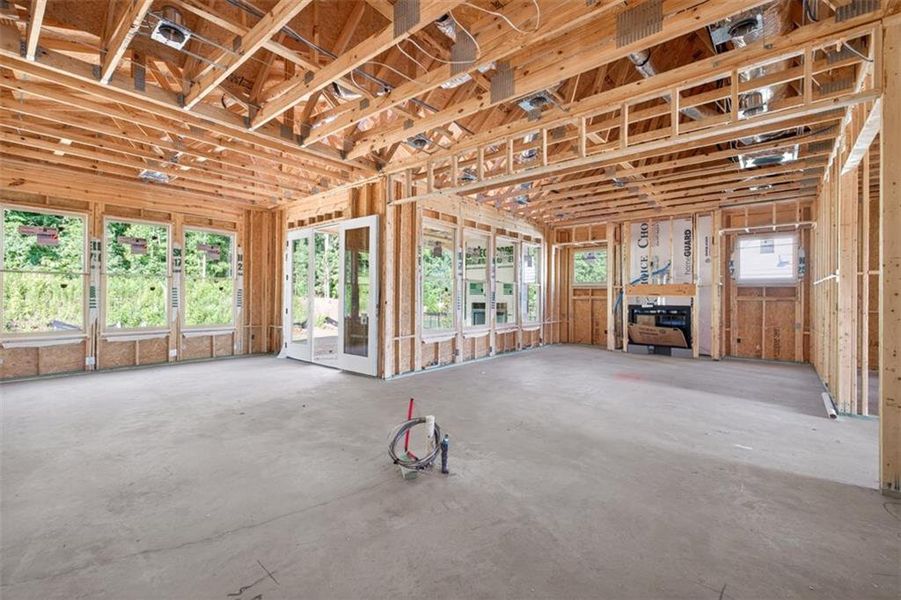 In-progress construction of a new home in , Statham, GA (Image 12).