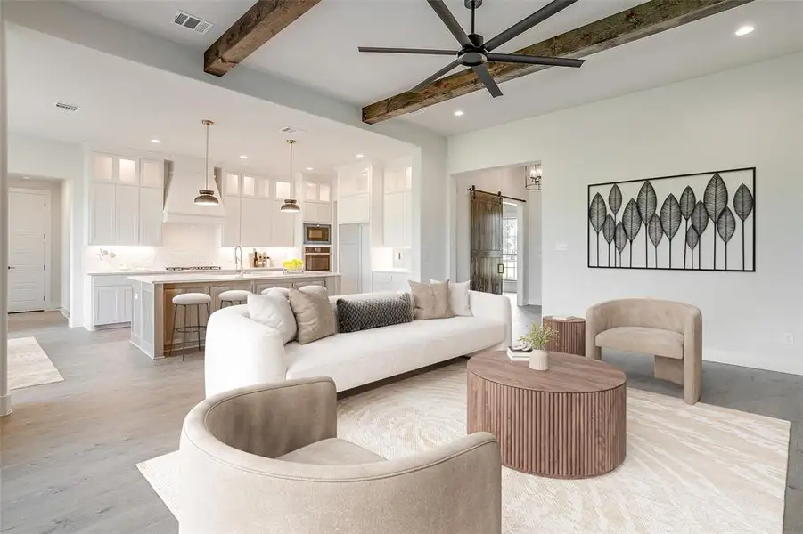 Furnished interior view inside a new home in Overton Oaks, Decatur (Image 3).