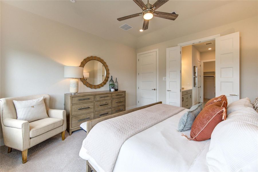 Furnished interior view inside a new home in Jordan Ranch, Katy (Image 15).