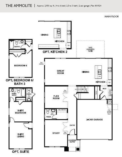 The Ammolite 1st Floorplan - Representative Photo