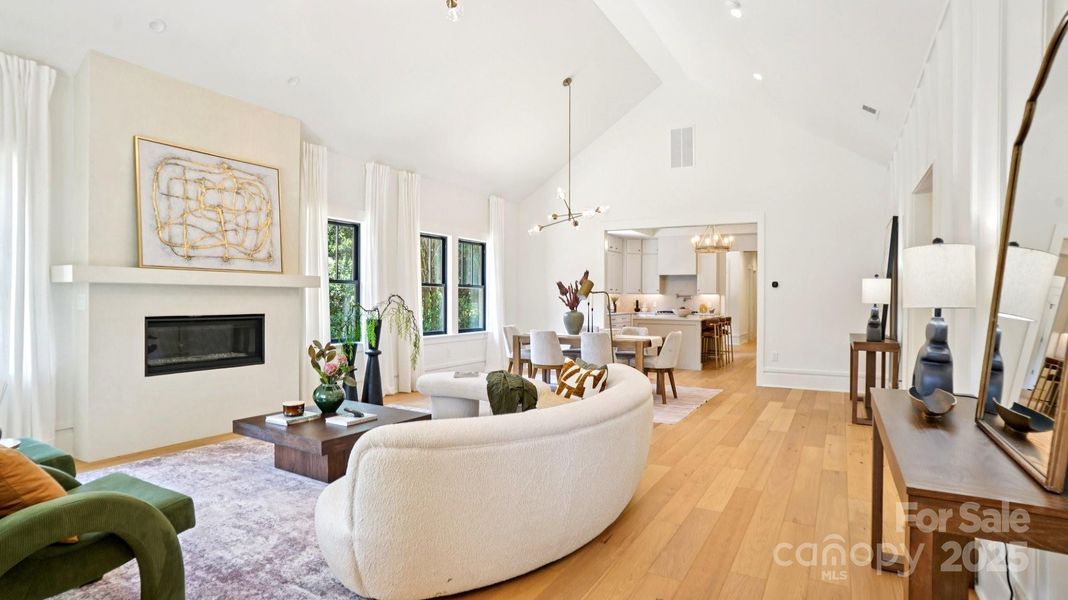 Furnished interior view inside a new home in , Charlotte (Image 9).