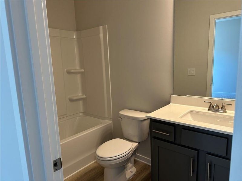 Furnished interior view inside a new home in Rosewood Lake Preserve, Hoschton (Image 14).