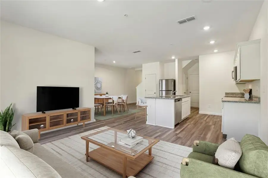 Furnished interior view inside a new home in Chestnut Grove, Douglasville (Image 6). Furnished interior view inside a new home in Chestnut Grove, Douglasville (Image 6).