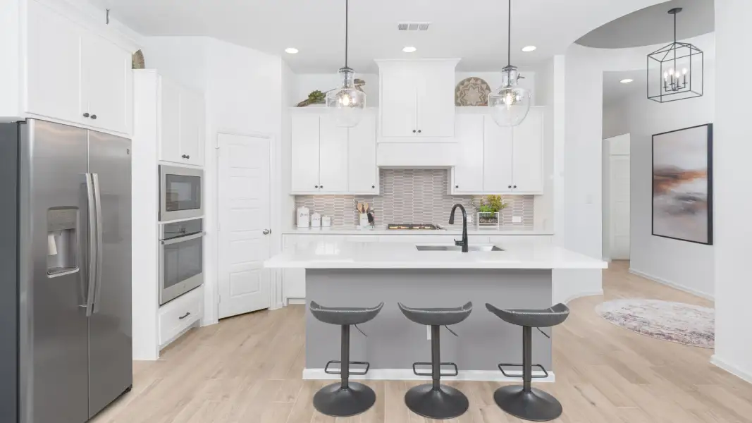 Furnished interior view inside a new home in Woodhavyn, Magnolia (Image 29).