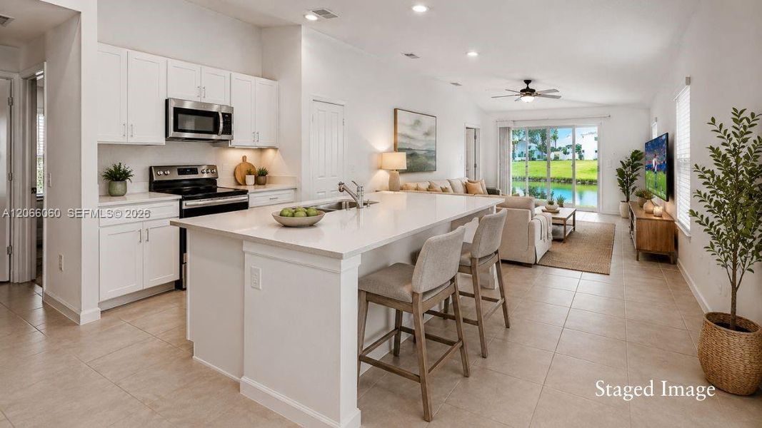 Furnished interior view inside a new home in , Palm Bay (Image 12). Furnished interior view inside a new home in , Palm Bay (Image 12).