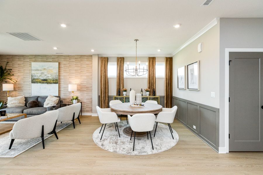 Representative furnished interior of a home built from the Wilmington by Fischer Homes in Easton Park, Dallas (Image 33).