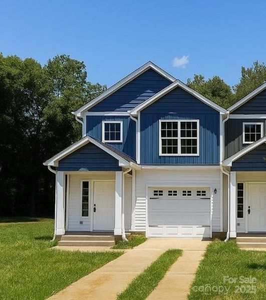 Front exterior of a new home in , Charlotte, NC, highlighting curb appeal (Image 23). Front exterior of a new home in , Charlotte, NC, highlighting curb appeal (Image 23).