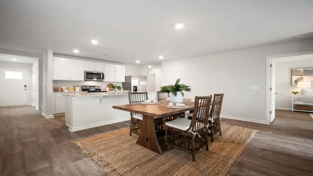 Furnished interior view inside a new home in The Retreat at East Argent, Ridgeland (Image 9).