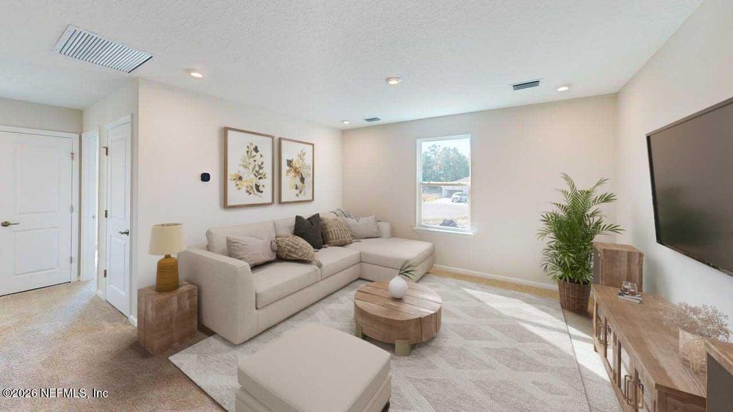 Furnished interior view inside a new home in Lakes at Bella Lago, Green Cove Springs (Image 10).