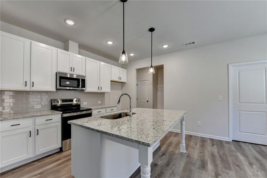 Furnished interior view inside a new home in , Auburn (Image 16).