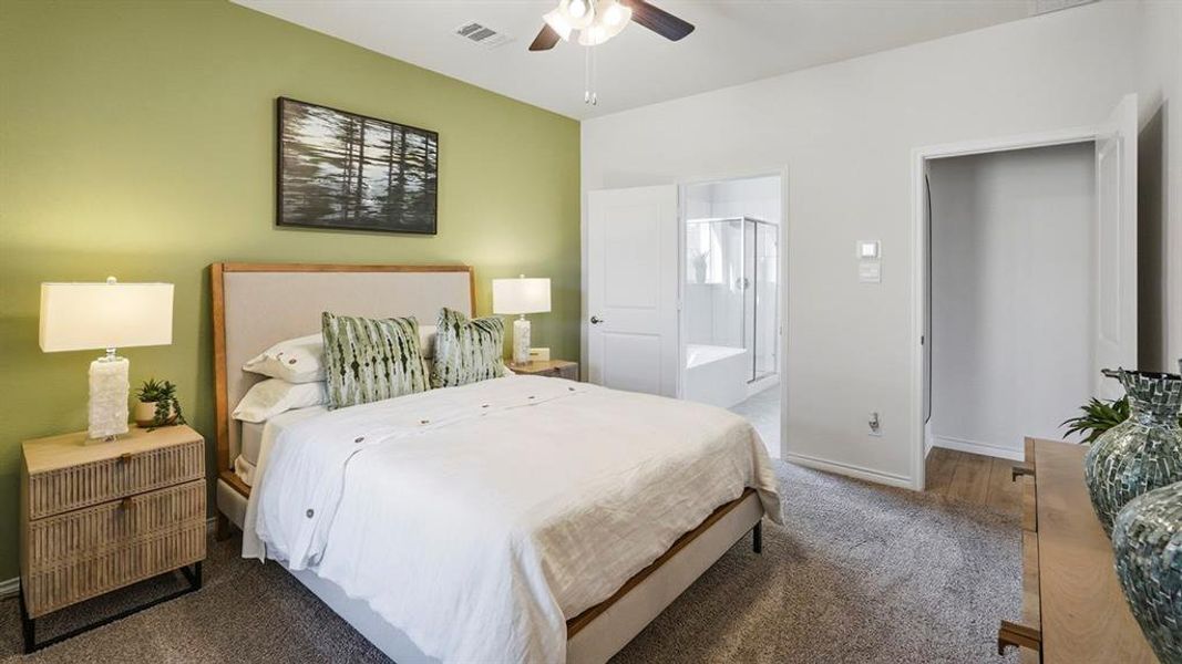 Furnished interior view inside a new home in Bel Air Village, Sherman (Image 19). Furnished interior view inside a new home in Bel Air Village, Sherman (Image 19).