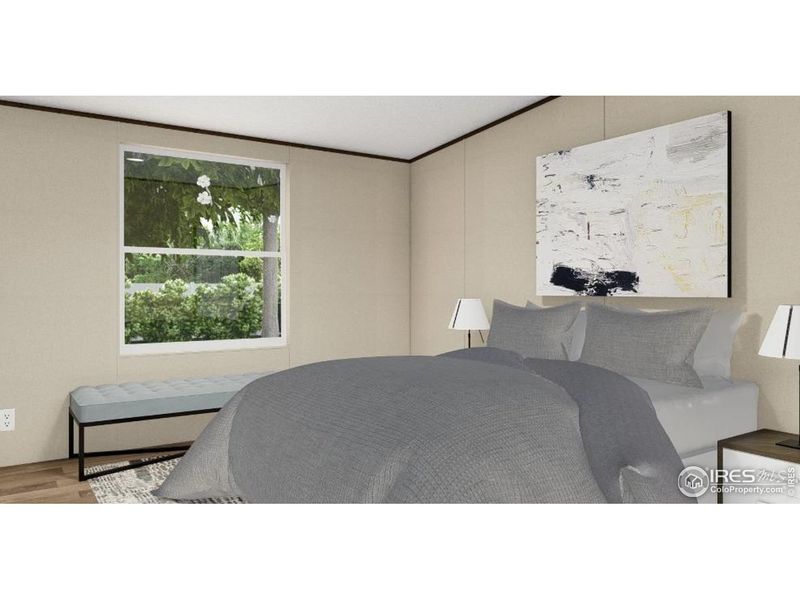 Furnished interior view inside a new home in , Briggsdale (Image 5).