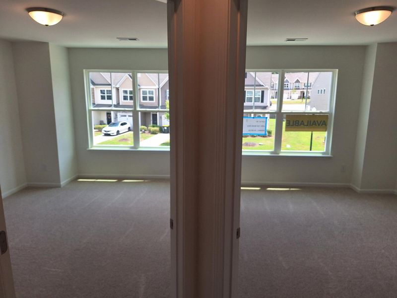 Spacious, unfurnished interior of a new home in Attenborough Townhomes, Piedmont (Image 7). Spacious, unfurnished interior of a new home in Attenborough Townhomes, Piedmont (Image 7).