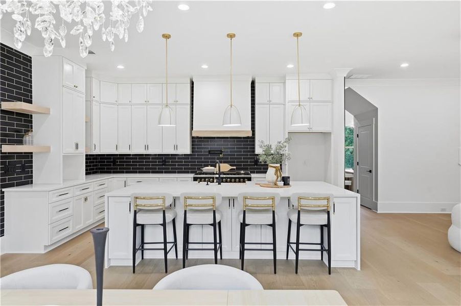 Furnished interior view inside a new home in , Monroe (Image 48).