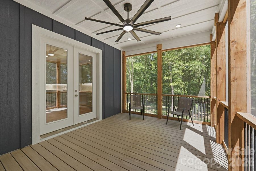 Exterior details and patio area of a home in , Monroe (Image 25).