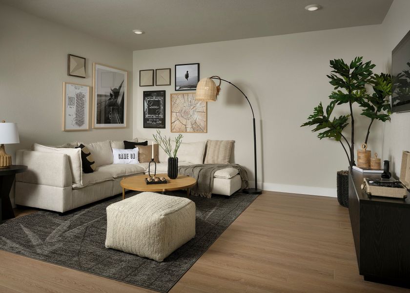 Representative furnished interior of a home built from the 2805 by Tri Pointe Homes in The Aurora Highlands, Aurora (Image 10).
