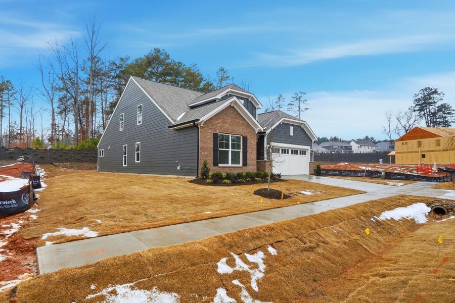 In-progress construction of a new home in Rone Creek, Waxhaw, NC (Image 58).