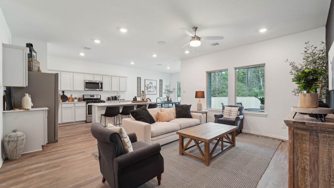 Furnished interior view inside a new home in Cypress Green, Hockley (Image 5).