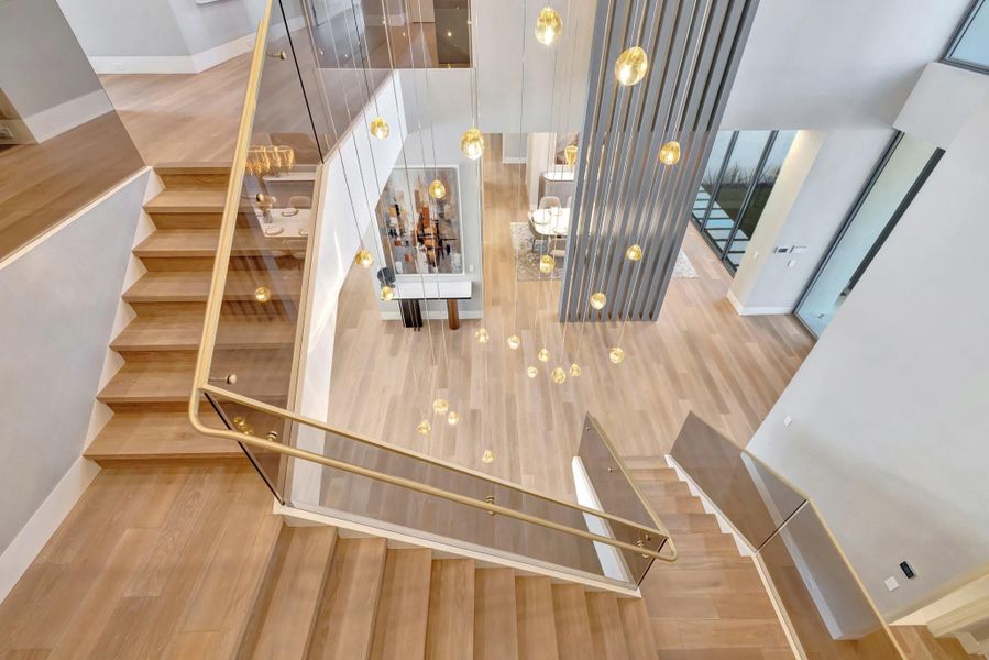 Dramatic Open Staircase