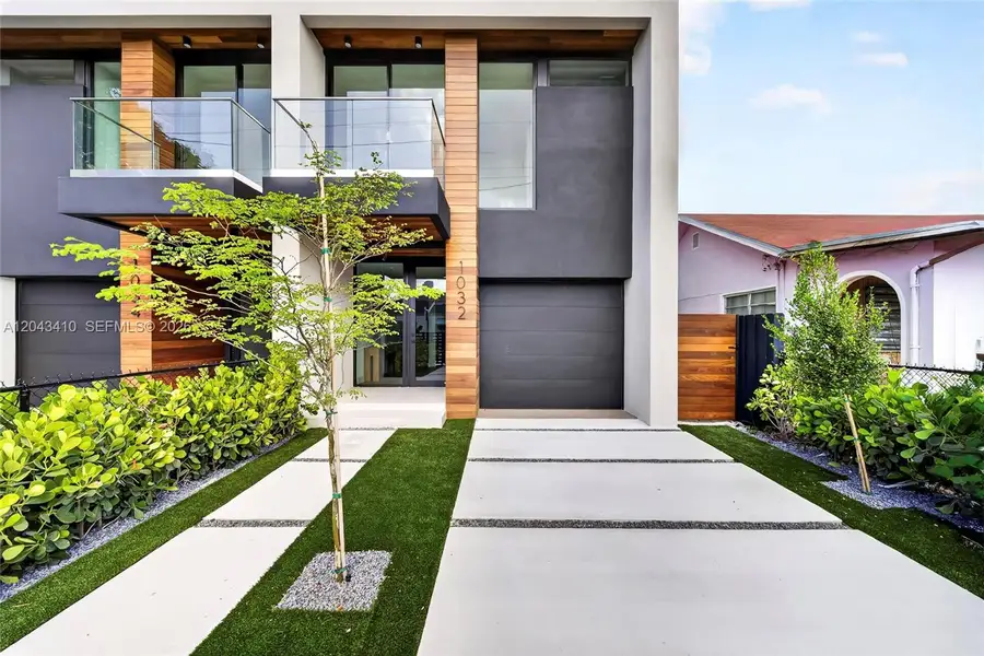 Exterior details and patio area of a home in , Miami (Image 3).