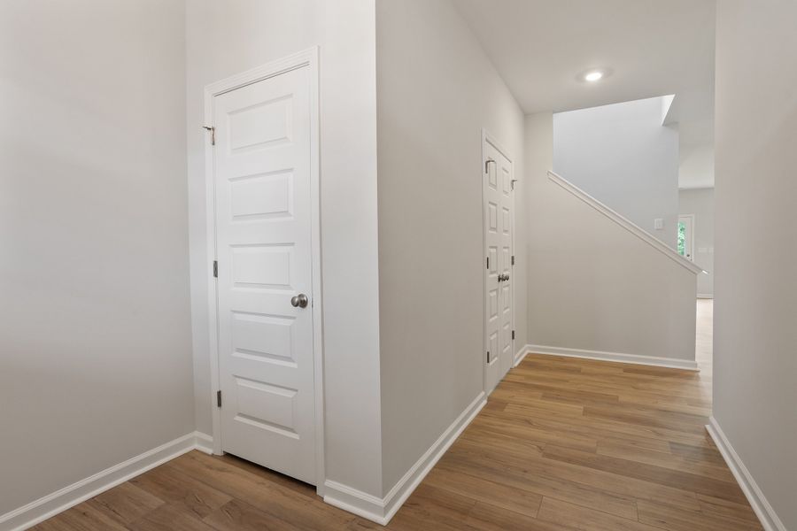 Spacious, unfurnished interior of a new home in Renaissance at White Oak, Garner (Image 14). Spacious, unfurnished interior of a new home in Renaissance at White Oak, Garner (Image 14).