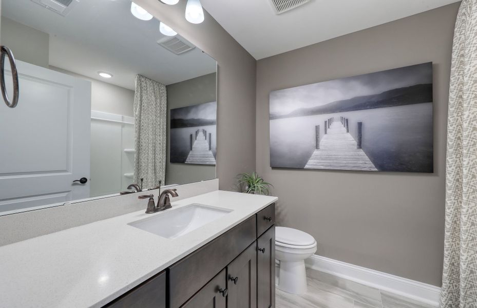 Furnished interior view inside a new home in Waterways, Richmond Hill (Image 9).