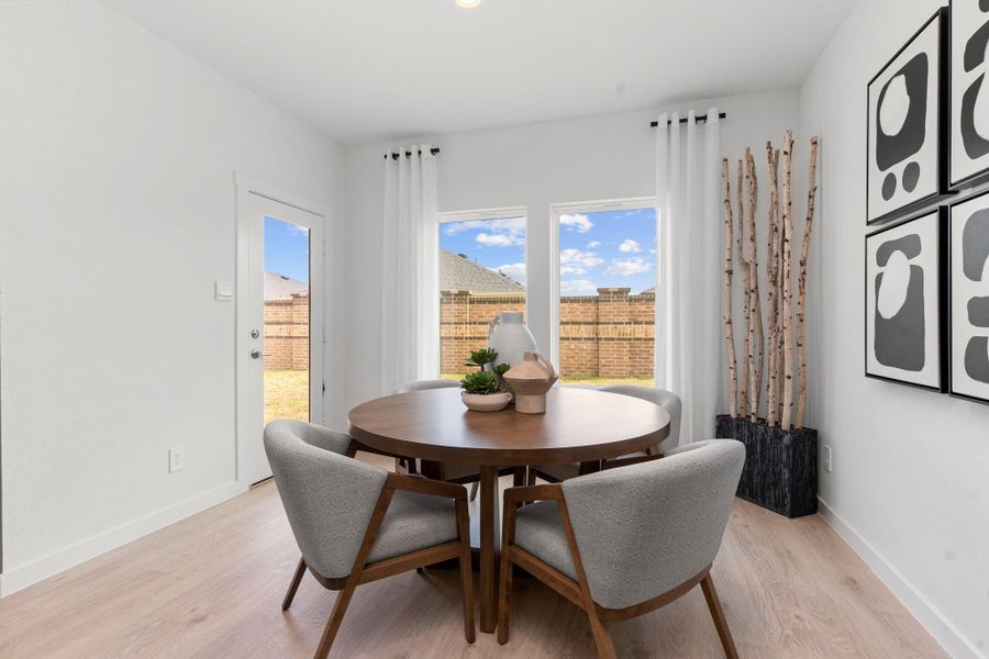 Furnished interior view inside a new home in Tamarron, Fulshear (Image 43).