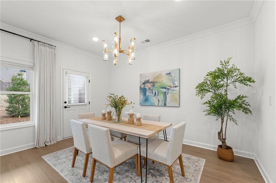 Furnished interior view inside a new home in Wilkins Walk, Mableton (Image 18).