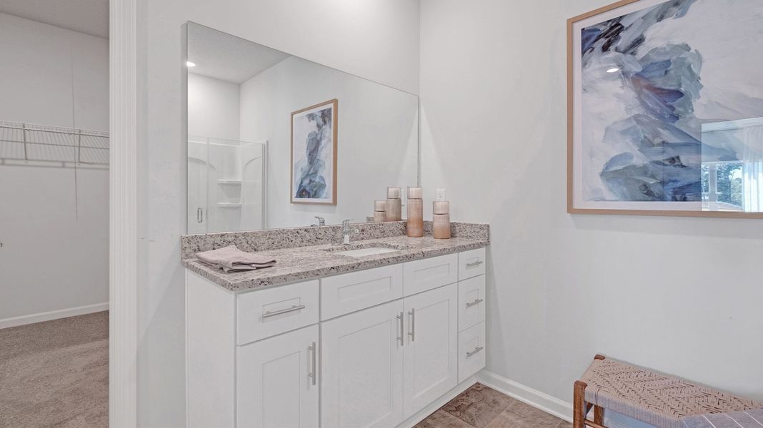 Furnished interior view inside a new home in Riverwood Gardens, Oakland (Image 28).